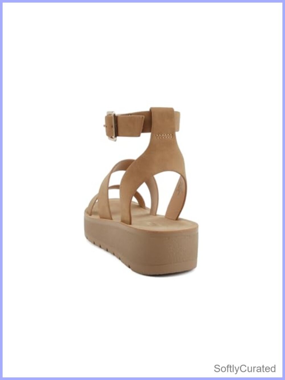 Open Toe Multi-Strap Flatform Sandals - Picture 3 of 5